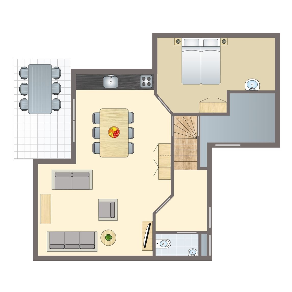 6-persoons bungalow bij Vakantiepark Orveltermarke