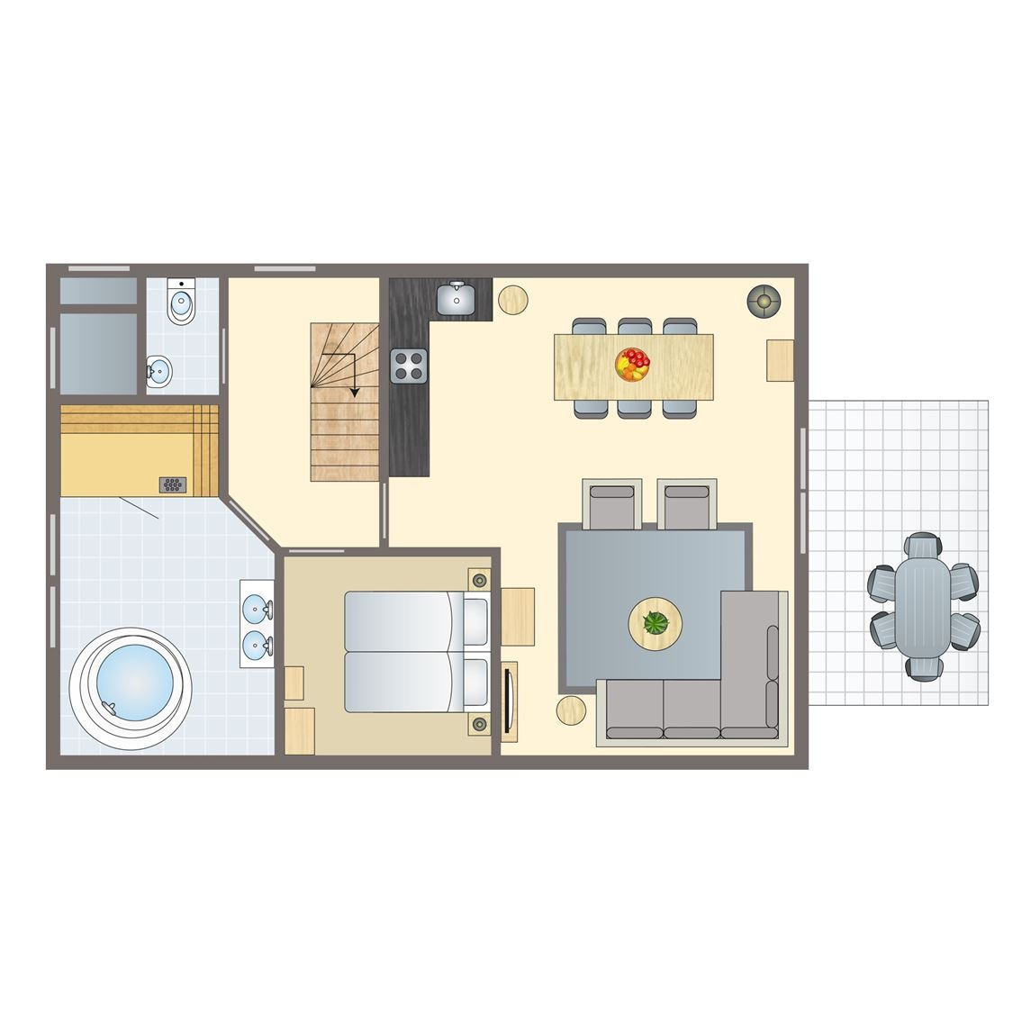 6-persoons bungalow bij Vakantiepark Orveltermarke