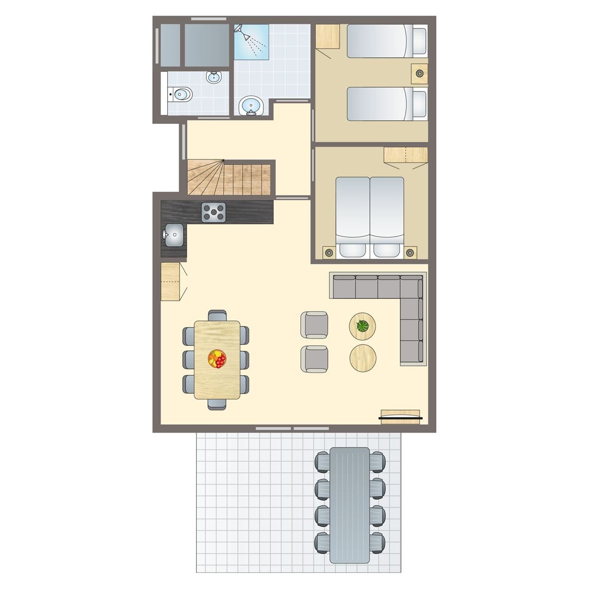 8-persoons bungalow bij Vakantiepark Orveltermarke