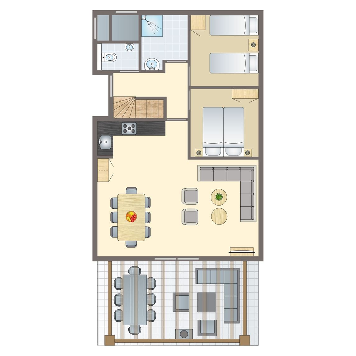 8-persoons bungalow bij Vakantiepark Orveltermarke