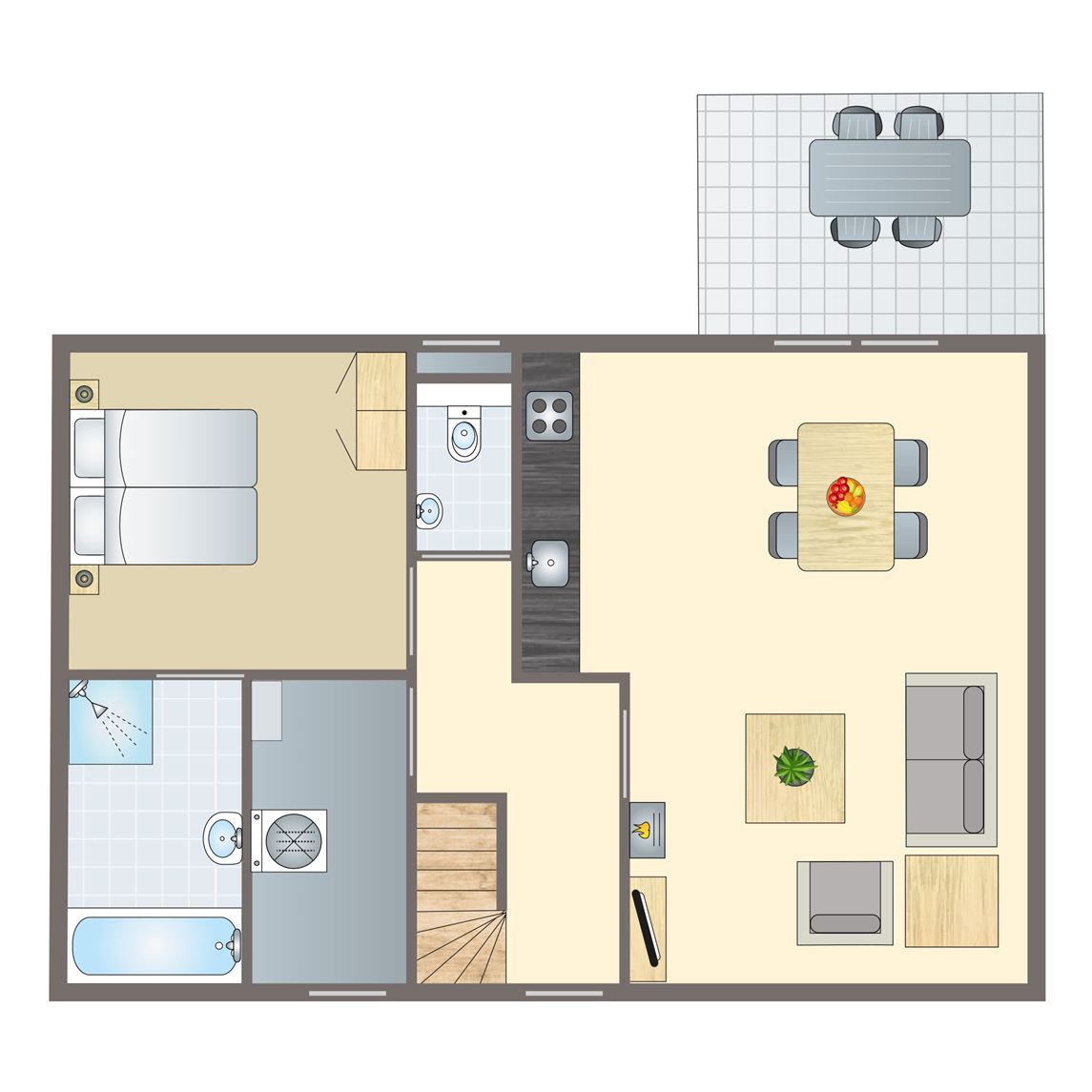 4-persoons bungalow bij Vakantiepark Orveltermarke