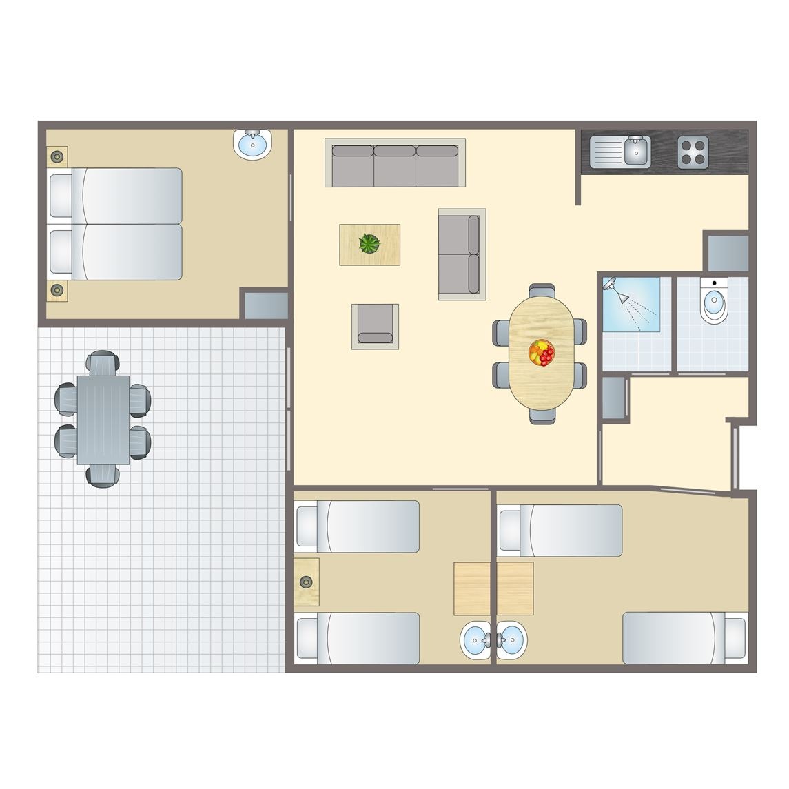 6-persoons bungalow bij Vakantiepark Sonnenberg