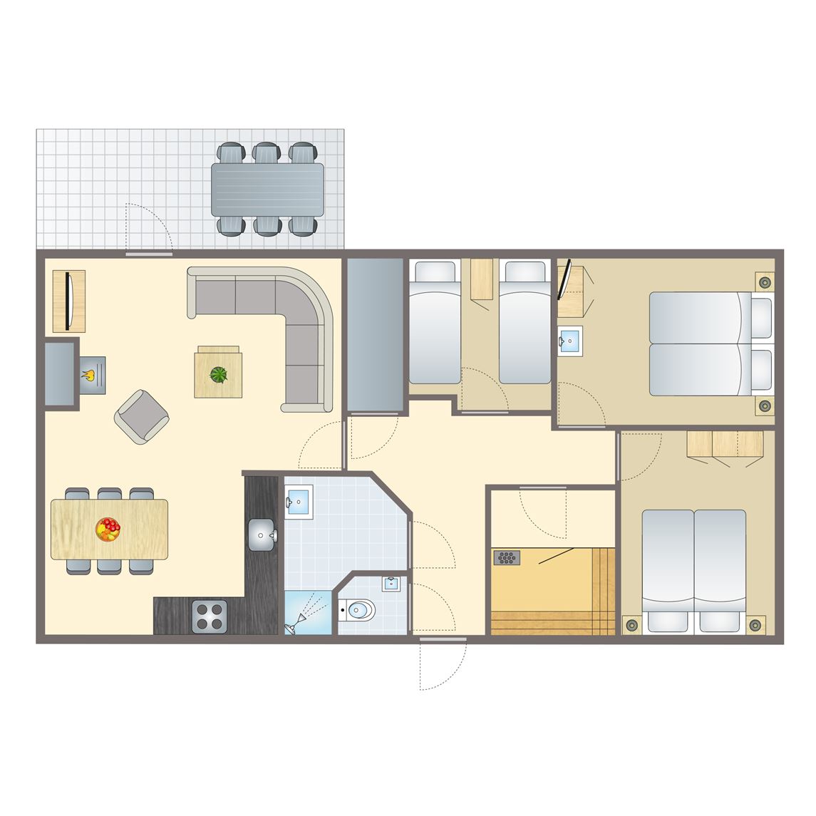 6-persoons bungalow bij Vakantiepark Sonnenberg