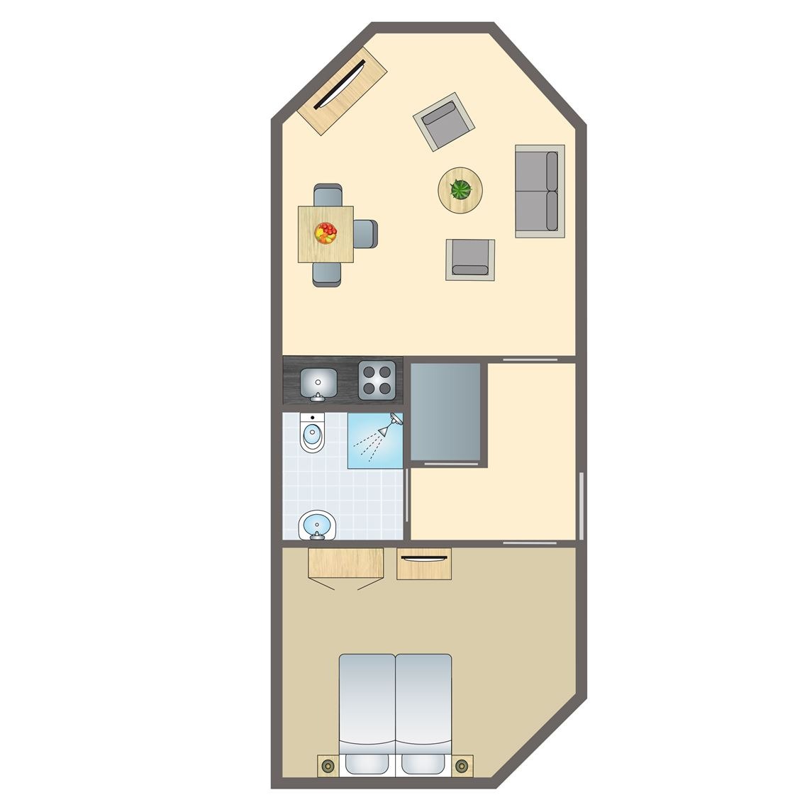 2-persoons woning bij Vakantiepark Salztal Paradies