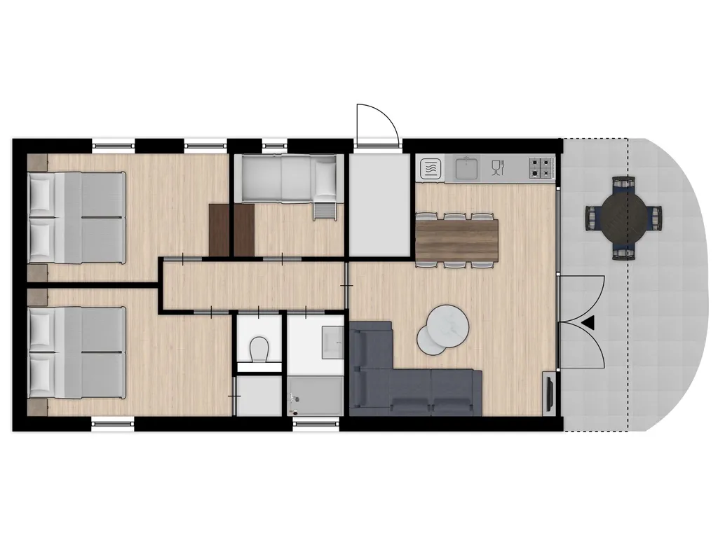 S6A Comfort bij Bospark De Schaapskooi