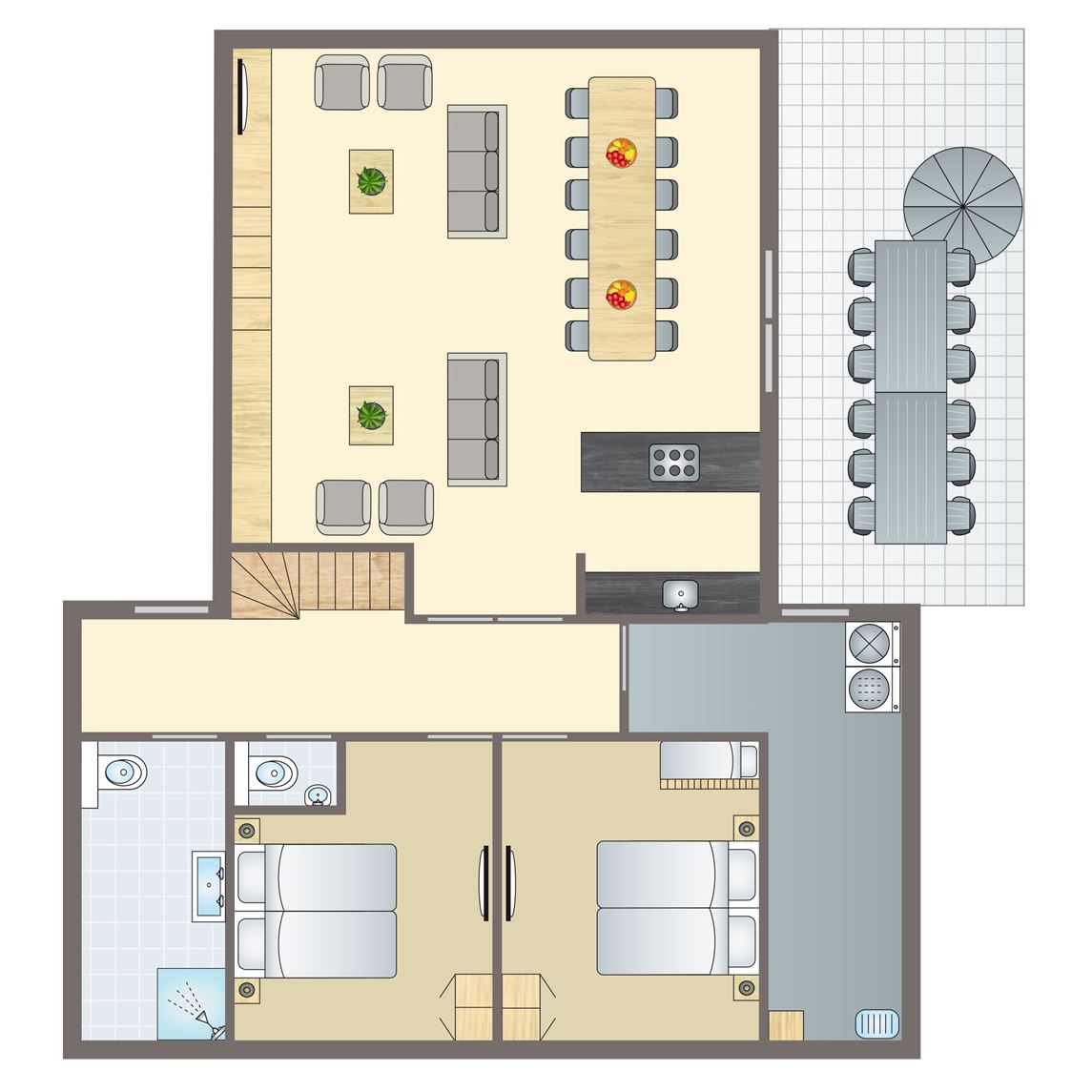 12-persoons bungalow bij Vakantiepark Sluftervallei