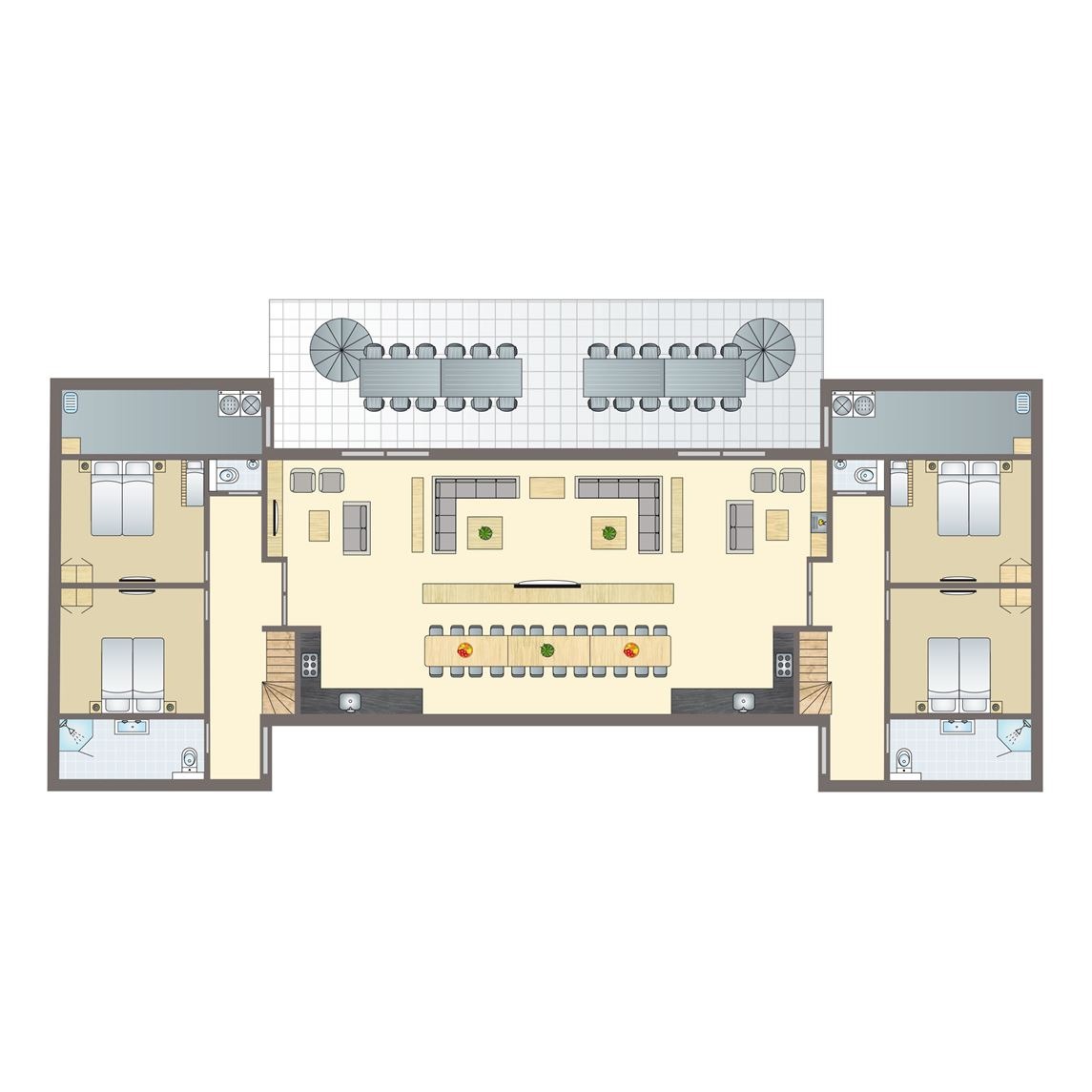 24-persoons bungalow bij Vakantiepark Sluftervallei