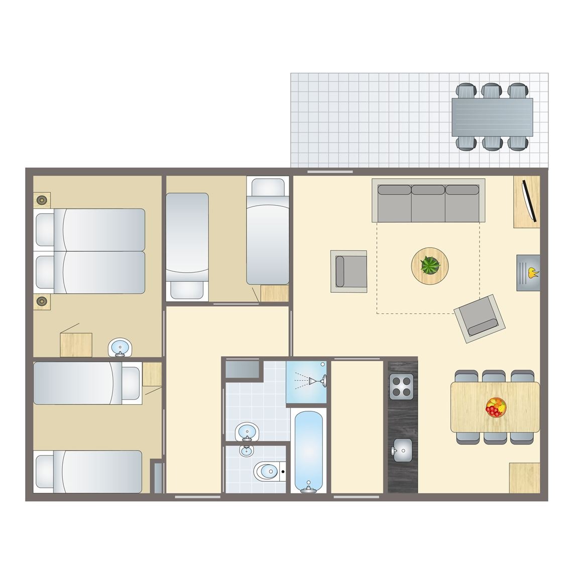 6-persoons bungalow bij Vakantiepark Sluftervallei