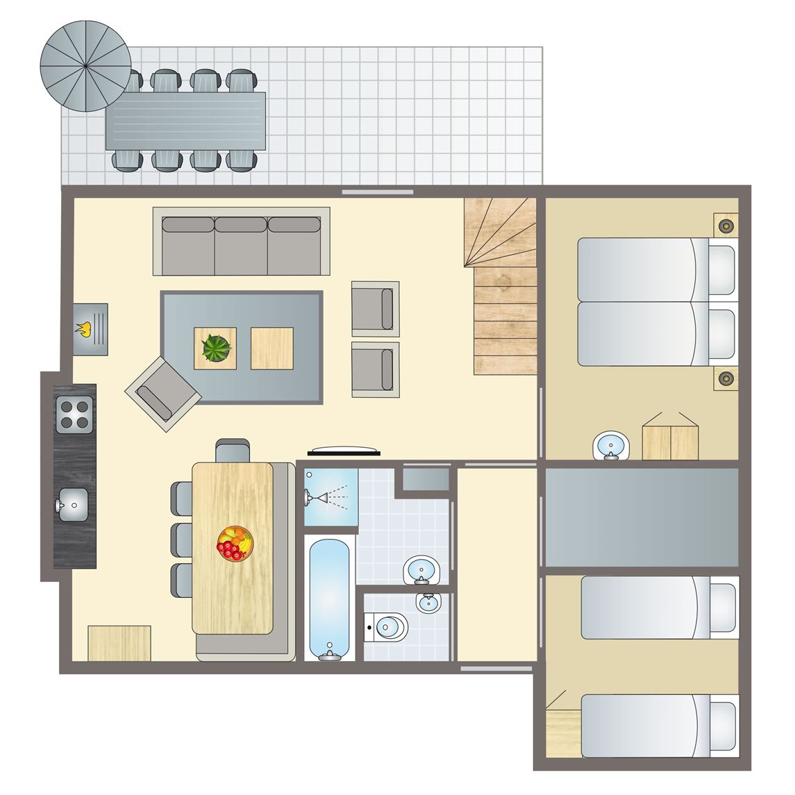 8-persoons bungalow bij Vakantiepark Sluftervallei