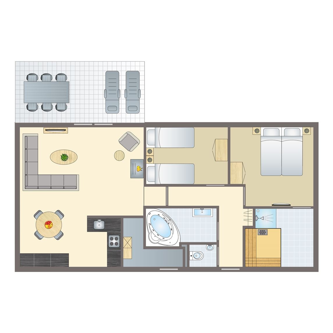 4-persoons wellnessbungalow bij Vakantiepark Twenhaarsveld