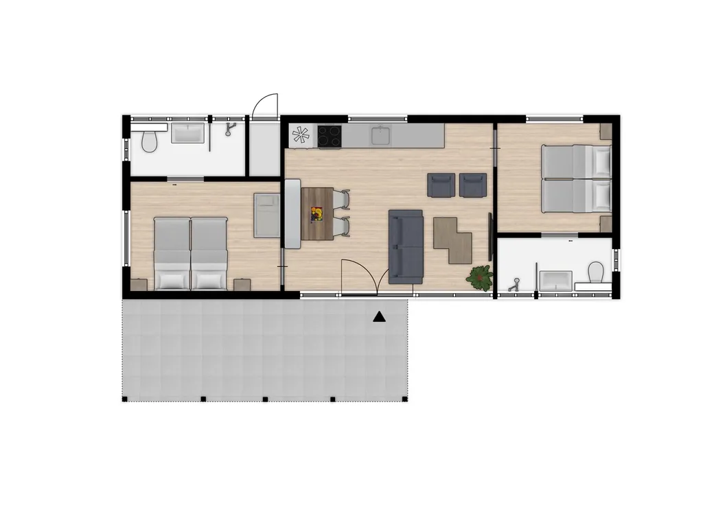 Wood Lodge Wellness 4 bij Bospark 't Wolfsven