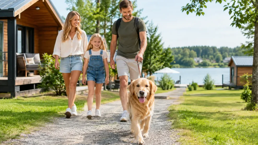 Mag je hond mee naar een vakantiepark toe?