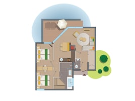 4-persoons VIP cottage