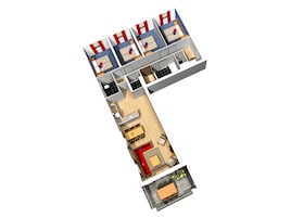 8-persoons Waterfrontsuite VIP Appartement