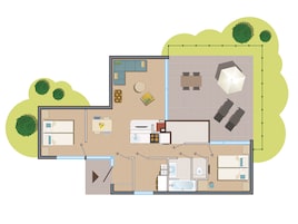 4-persoons Honden cottage