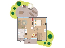 2-persoons VIP cottage