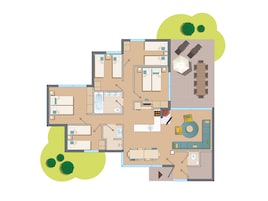 10-persoons Premium cottage