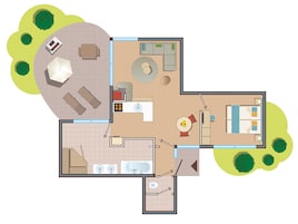 2-persoons VIP cottage