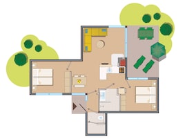 4-persoons Comfort cottage