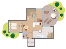 2-persoons VIP cottage