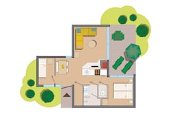 3-persoons Comfort cottage