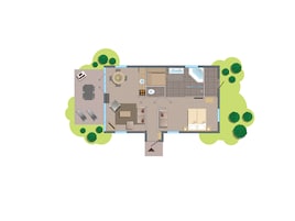 2-persoons VIP cottage