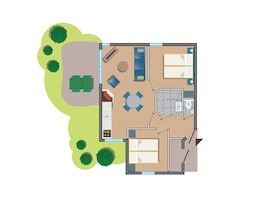 4-persoons Comfort cottage