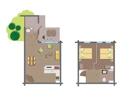 4-persoons Premium cottage