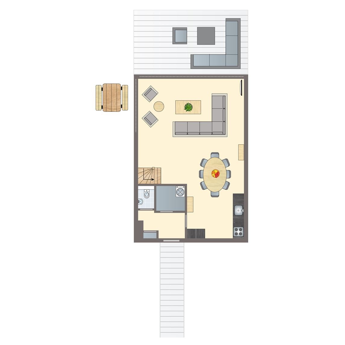 6-persoons waterwoning bij Waterpark De Alde Feanen