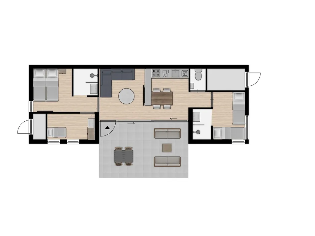 Baby Lodge 4+1 bij Beach Resort Brouwersdam