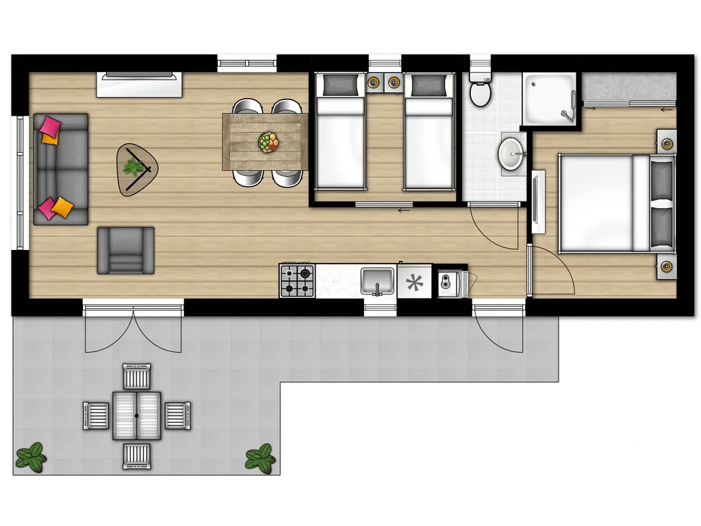 Duinchalet 4 bij Vakantiepark Boomhiemke
