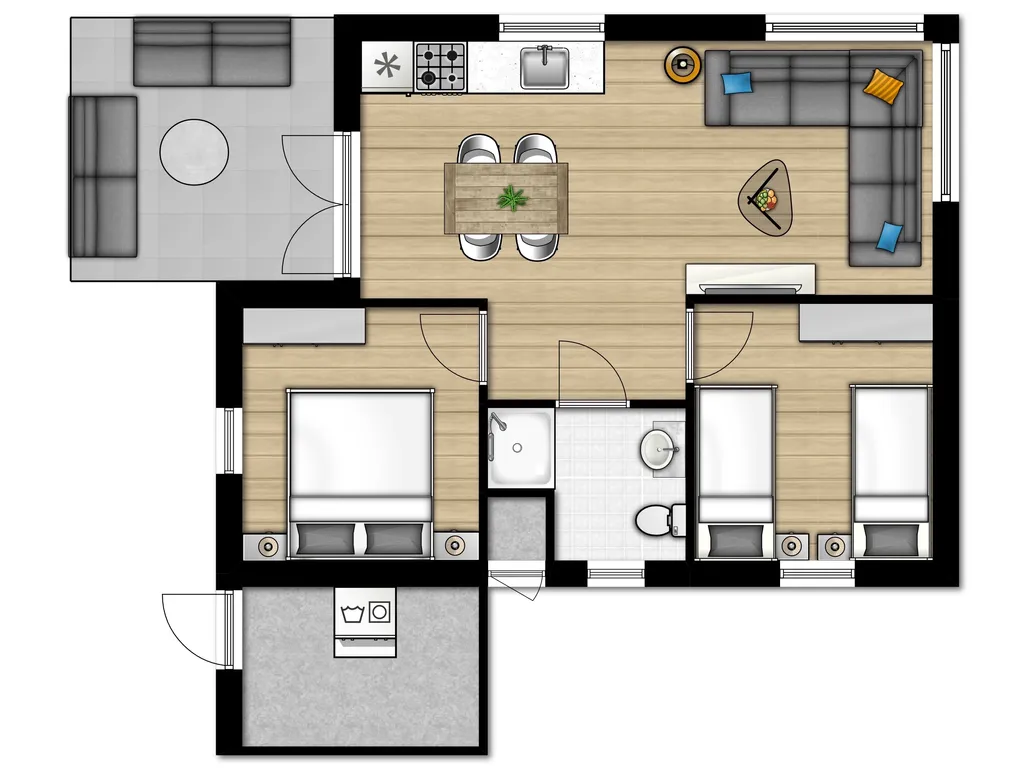 Eilandlodge 4 bij Vakantiepark Boomhiemke