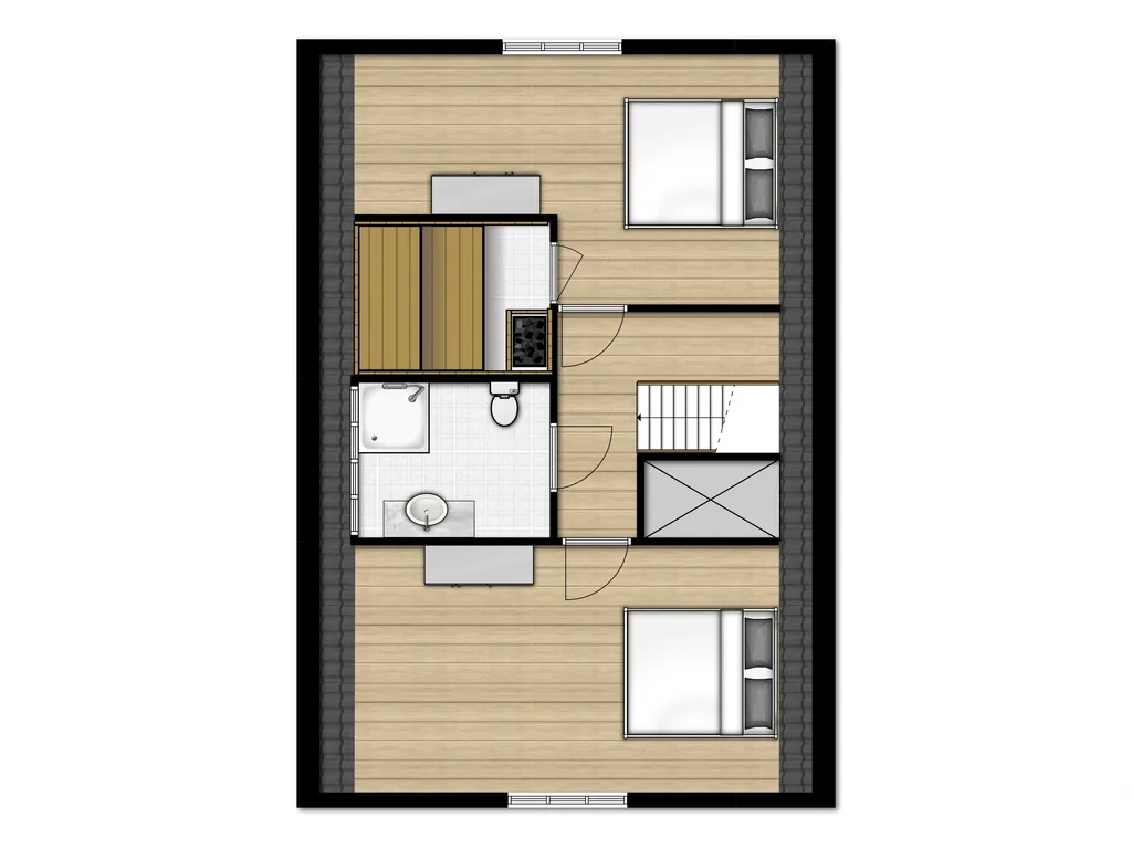 Engelsmanduinvilla Deluxe 6 bij Vakantiepark Boomhiemke