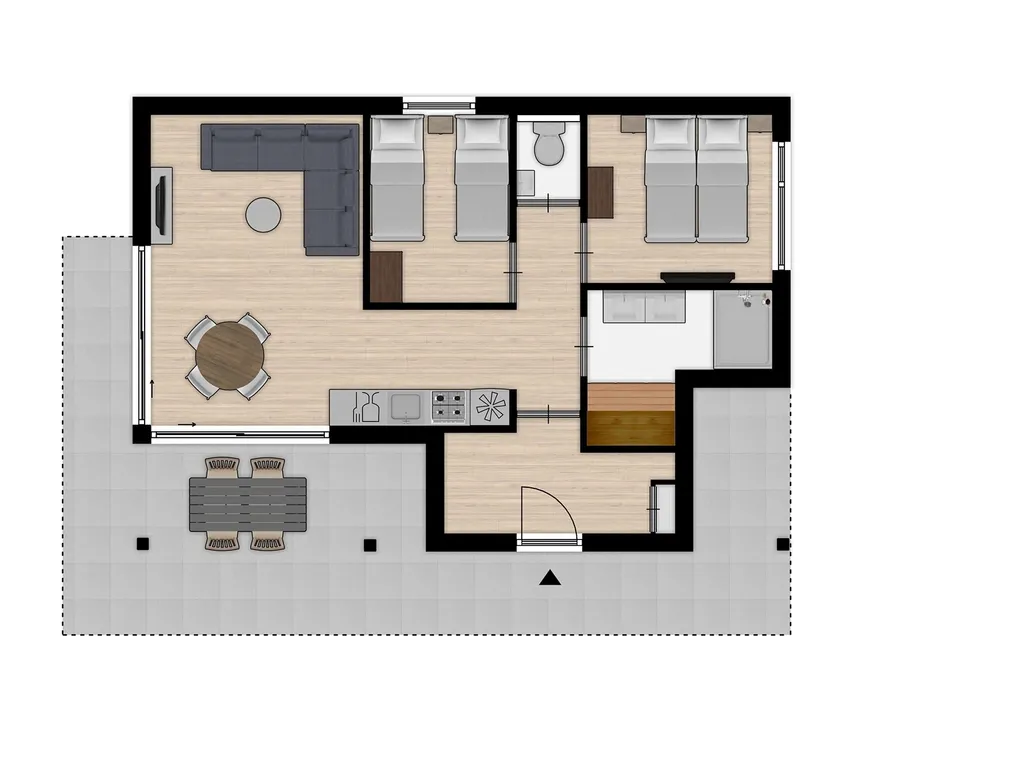 Strandlodge 4 bij Vakantiepark Boomhiemke