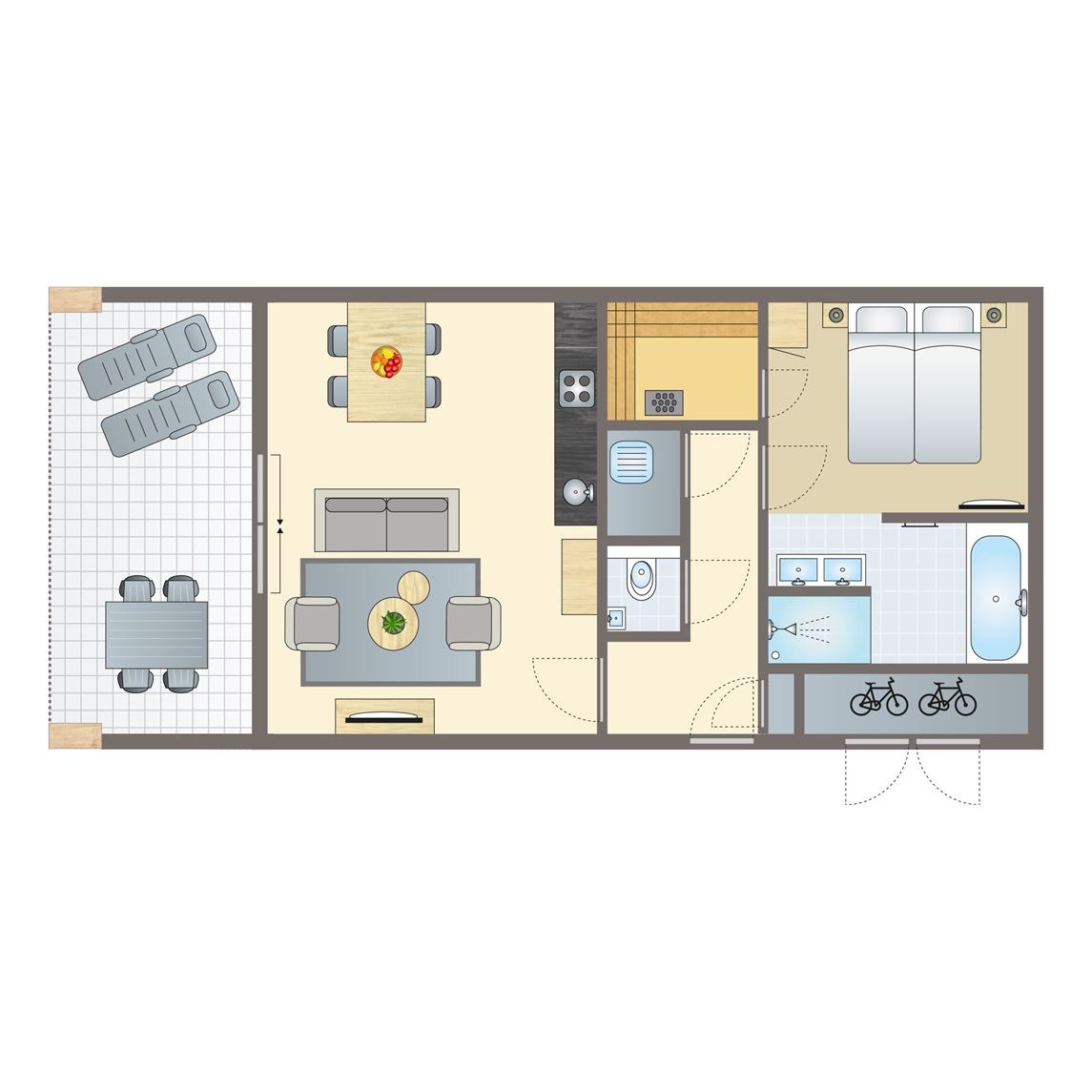 2-persoons wellnesswoning bij Waterresort Blocksyl