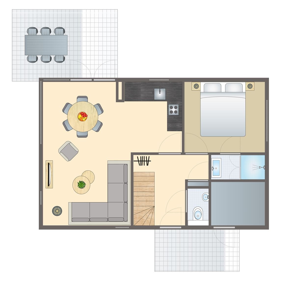 6-persoons bungalow bij Vakantiepark Buytenplaets Rhenen