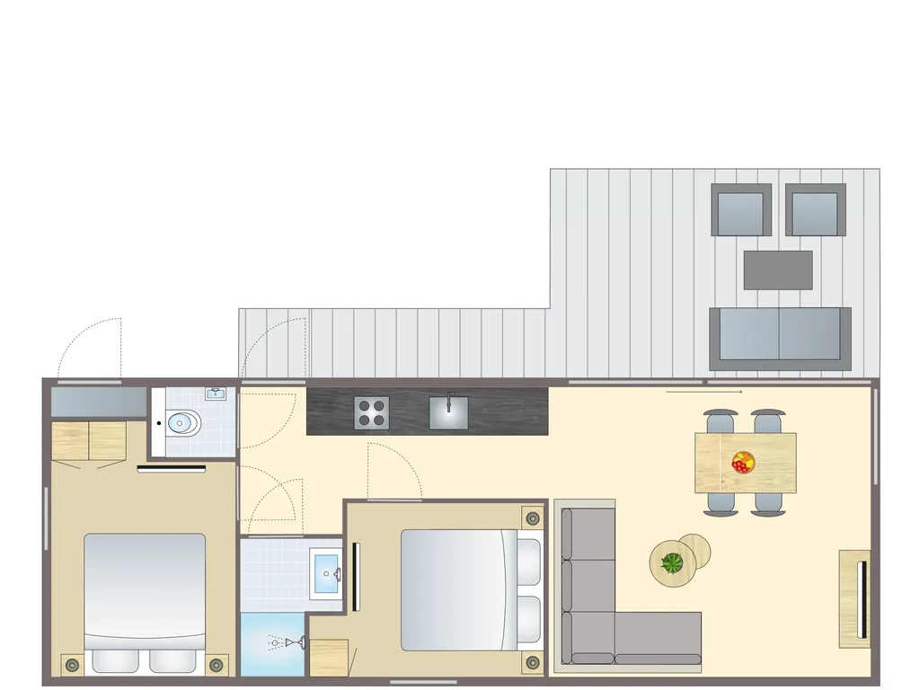 4-persoons Lodge 1 bij Bloemendaal aan Zee