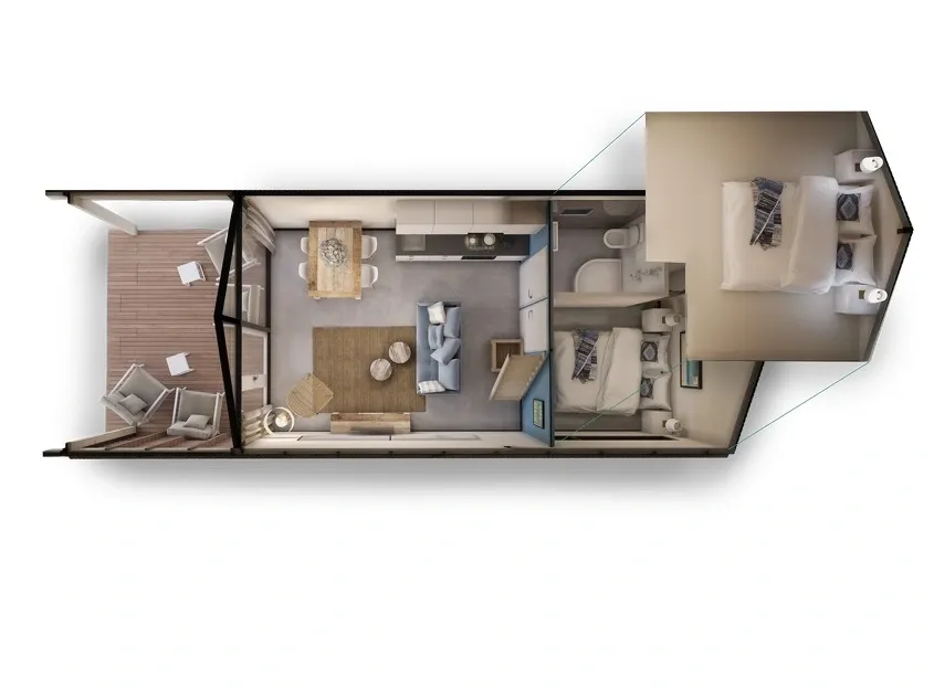 2-4-persoons Lodge bij Bloemendaal aan Zee