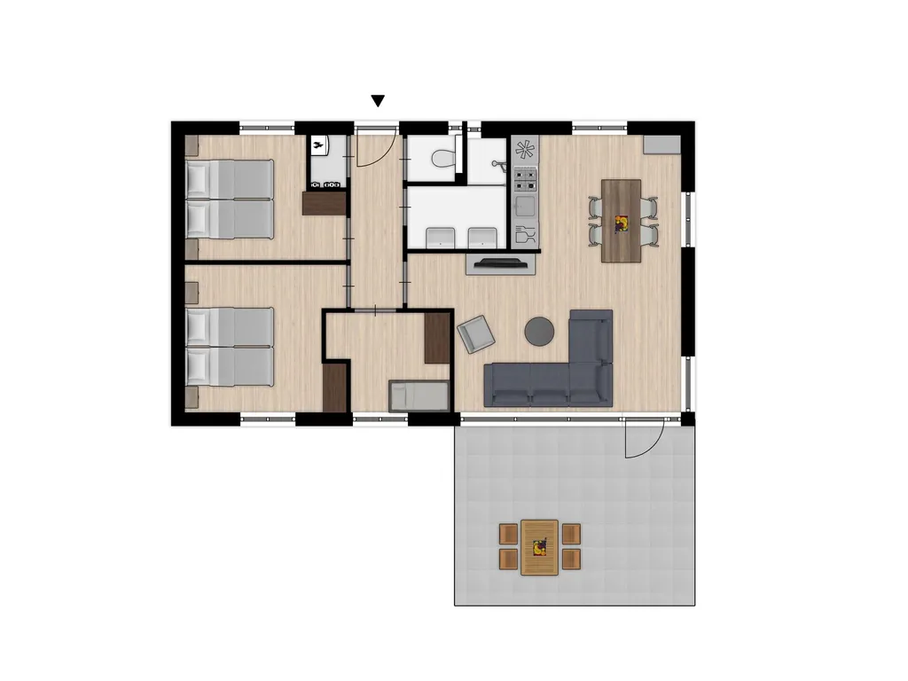 Bungalow 4K bij Park De Peel