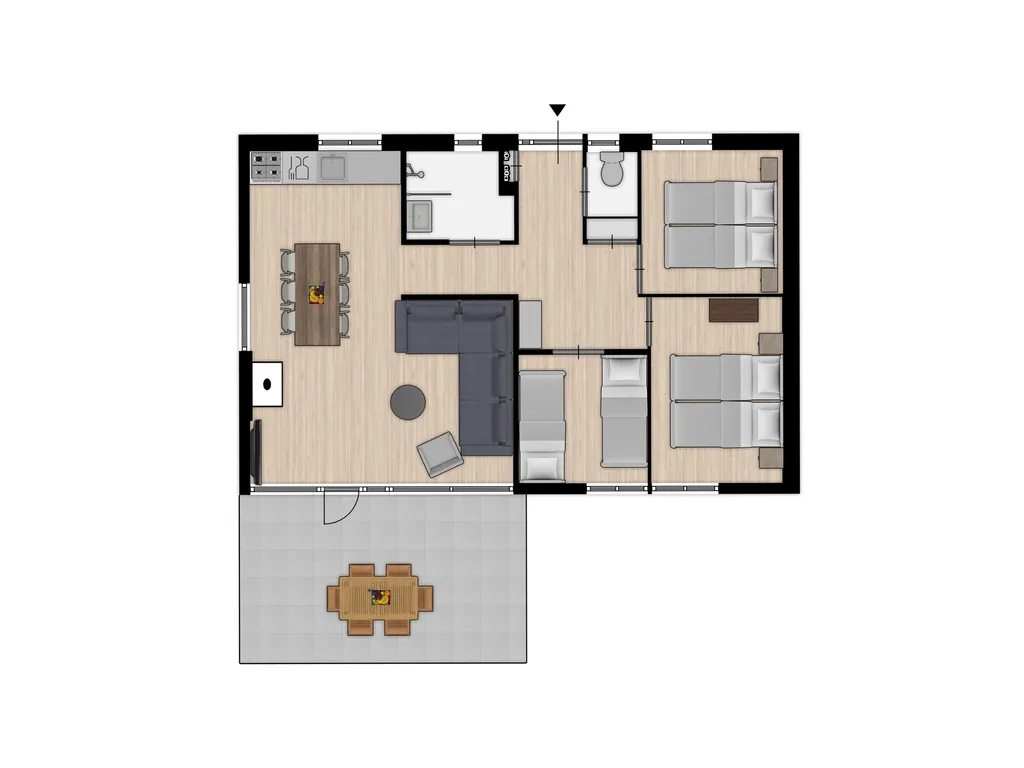 Bungalow 6C bij Park De Peel