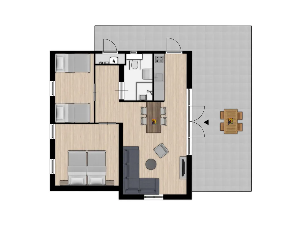 Chalet 4M bij Park De Peel