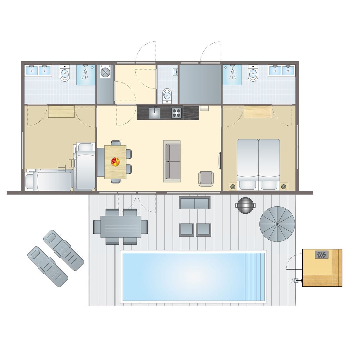 2-6-persoons villa bij Resort De Weelderik