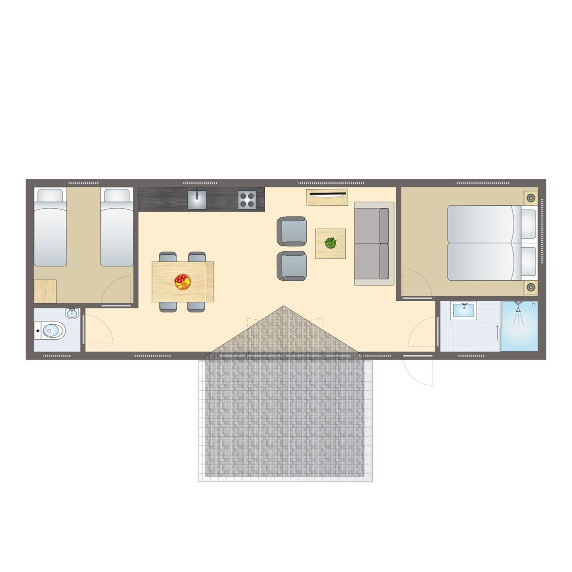 4-persoons Cottage bij Vakantiepark De Thijmse Berg