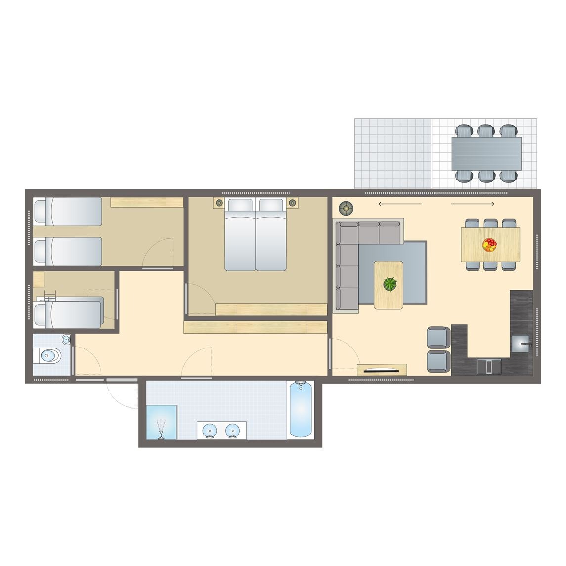 6-persoons Lodge bij Vakantiepark De Thijmse Berg