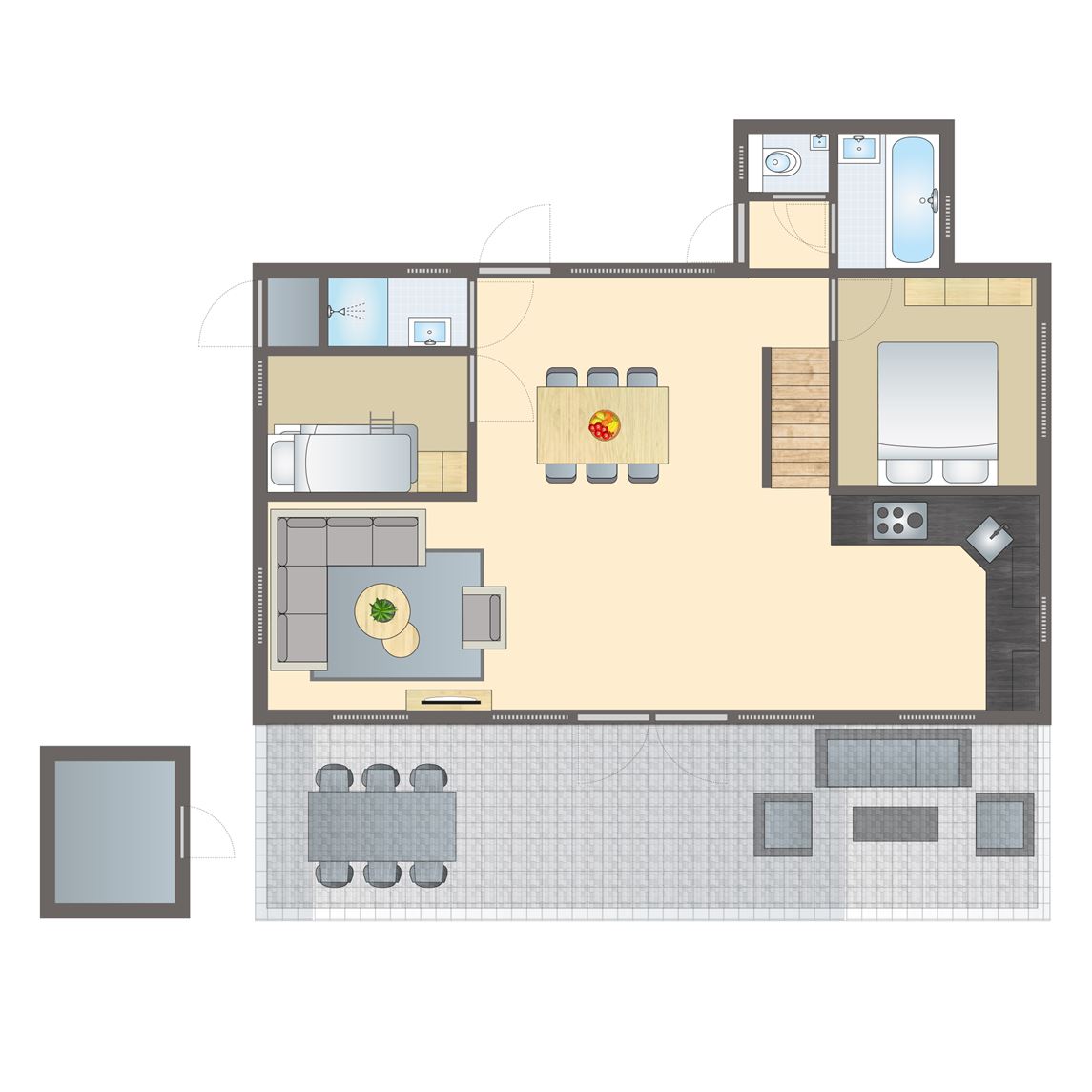 8-persoons Villa bij Vakantiepark De Thijmse Berg