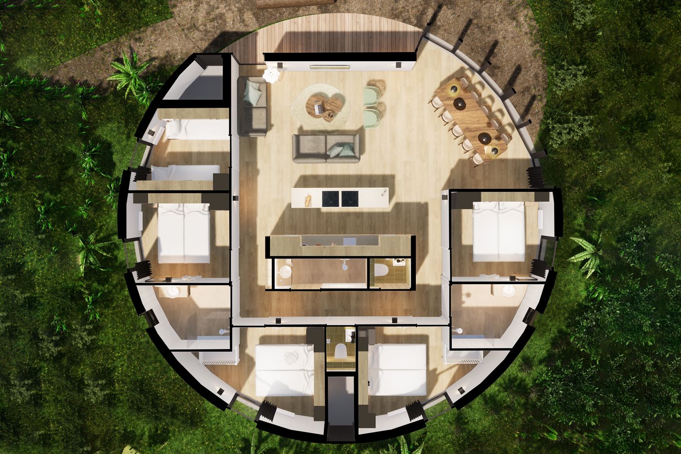 Circle Lodge 10 bij Vakantiepark Gulpen