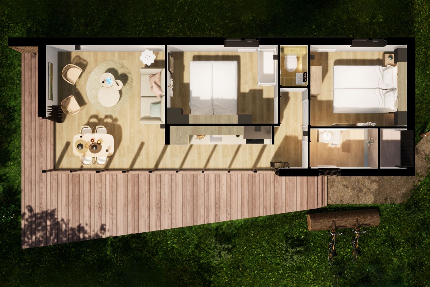 Timber Lodge 4 bij Vakantiepark Gulpen