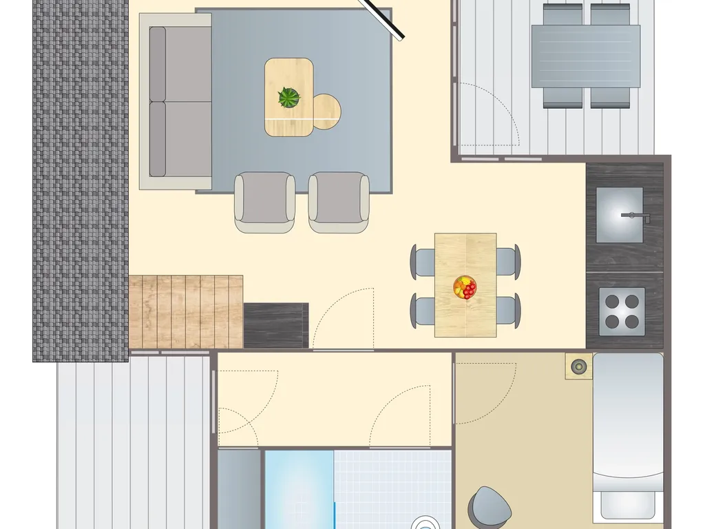 5-persoons bungalow bij Bungalowpark Hoenderloo