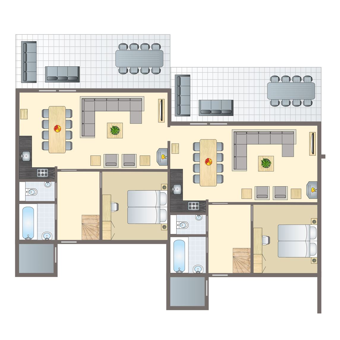 16-persoons bungalow bij Vakantiepark Hoog Vaals