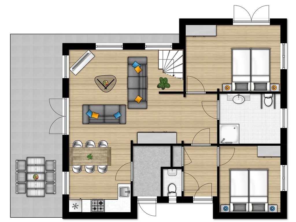 Log Cabin 6 bij Vakantiepark Klein Vink